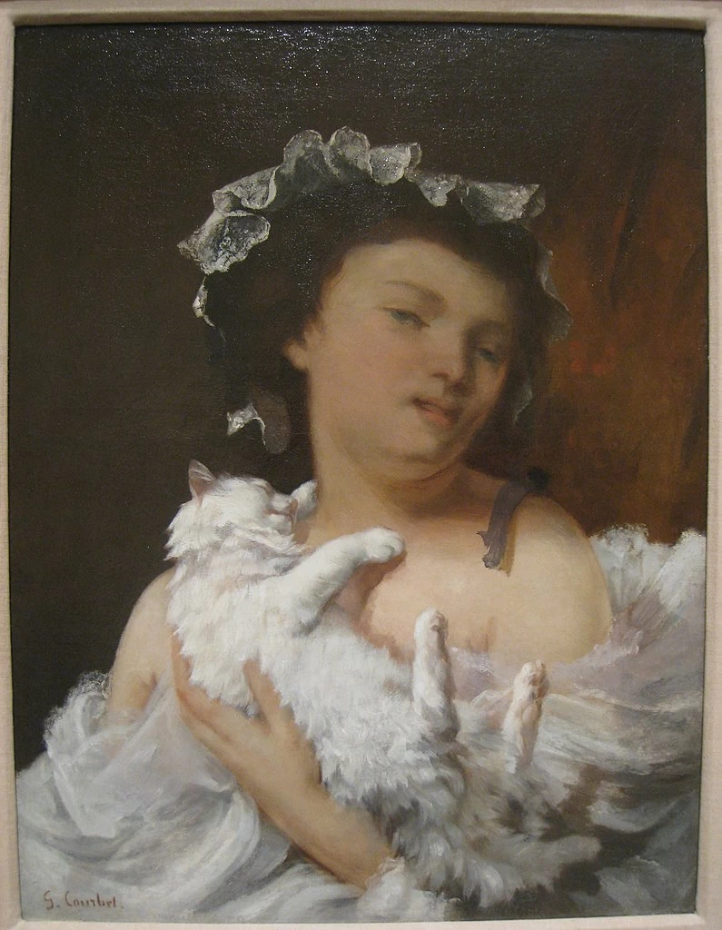 Donna con gatto - Worcester Art Museum